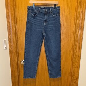 Calvin Klein Jeans Dark Indigo Denim Waistband Detail